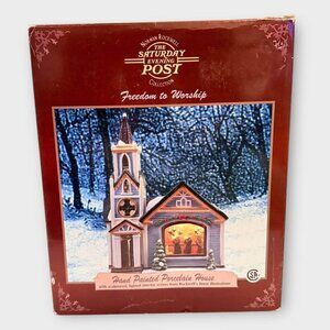 Norman Rockwell Christmas Village Church Building